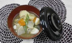 調理実習のレシピ例(藤岡の郷土料理とっちゃなげ汁)