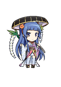 藤岡市観光協会PRキャラクター藤岡紫(ふじおかゆかり)の画像