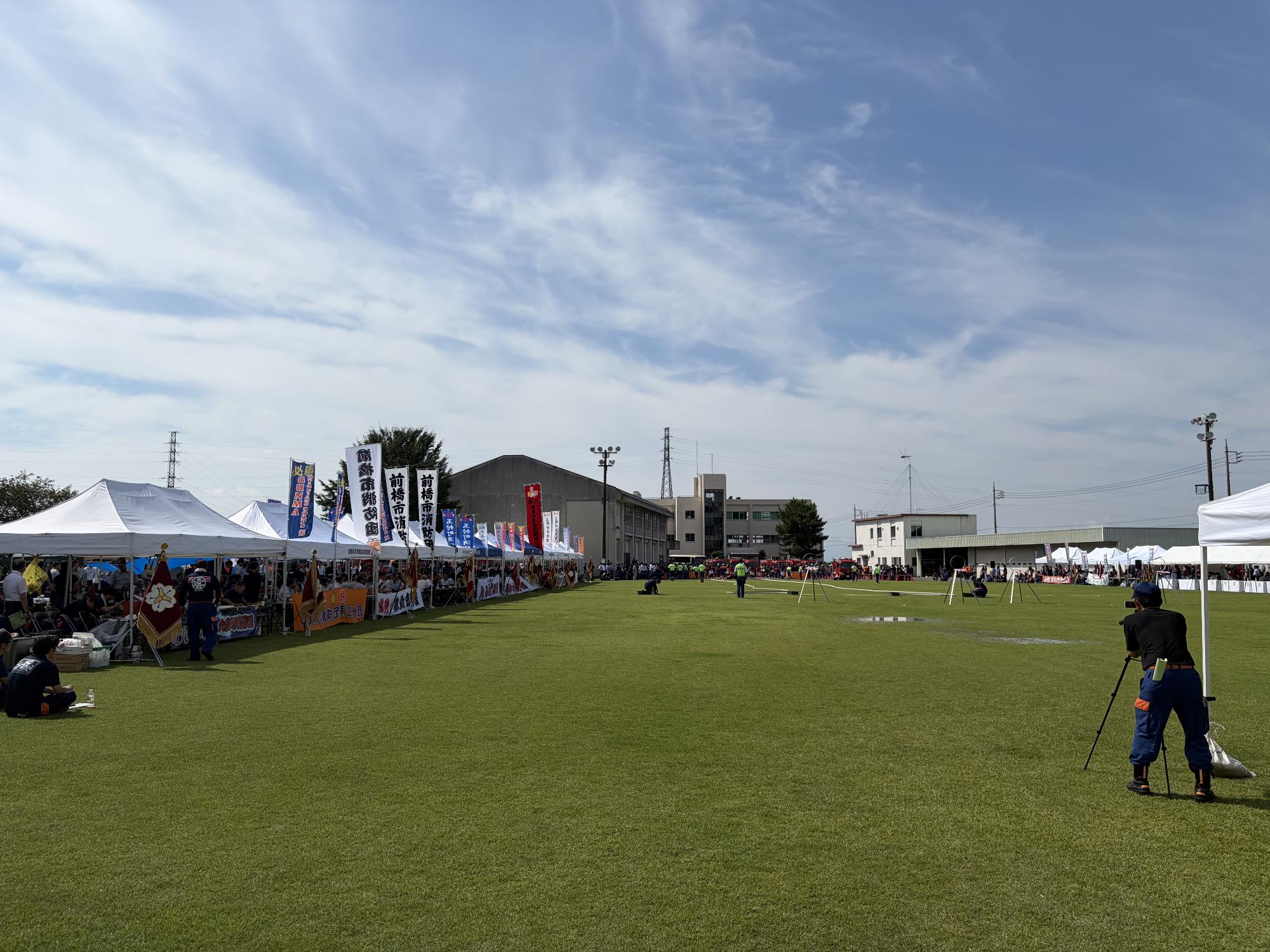 R08群馬県消防ポンプ操法競技大会の様子