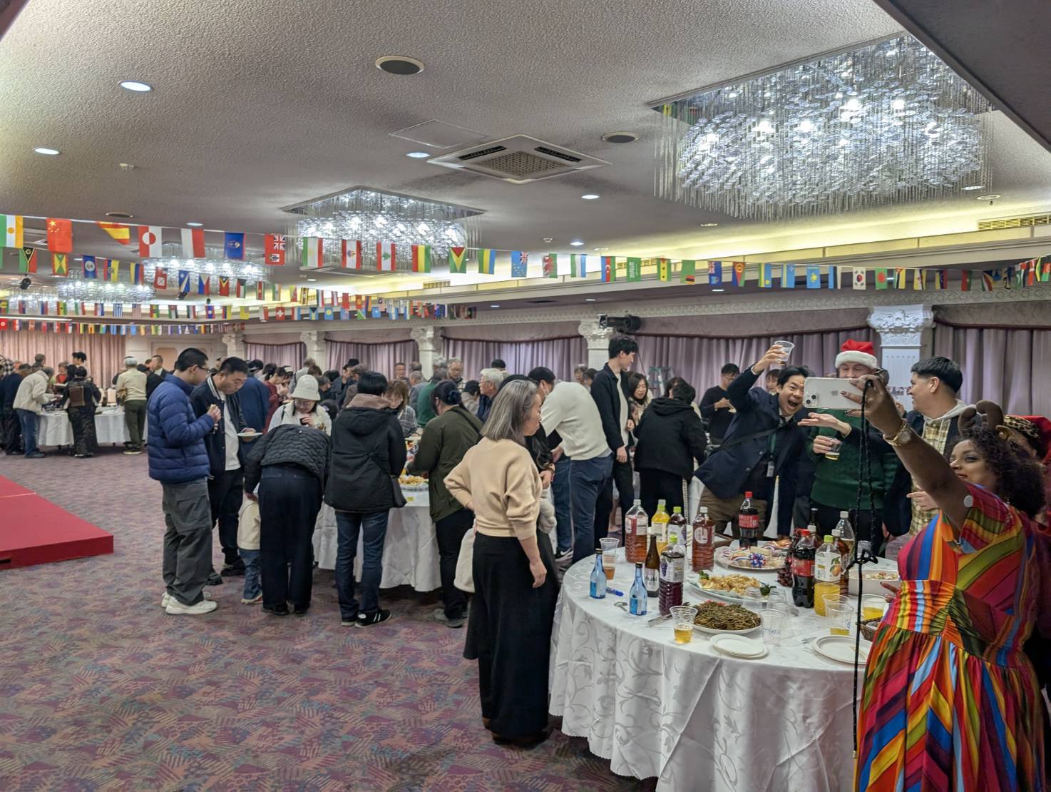 国際交流パーティーの様子2