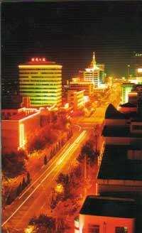 市街地の夜景