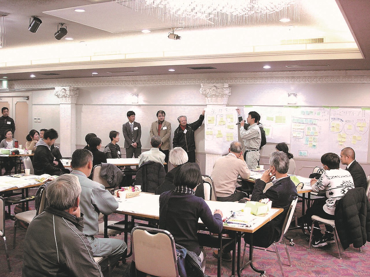 藤岡市まちづくりワークショップの様子