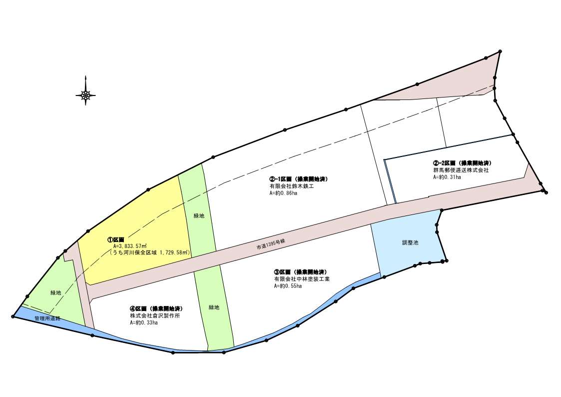 北部2期区画図