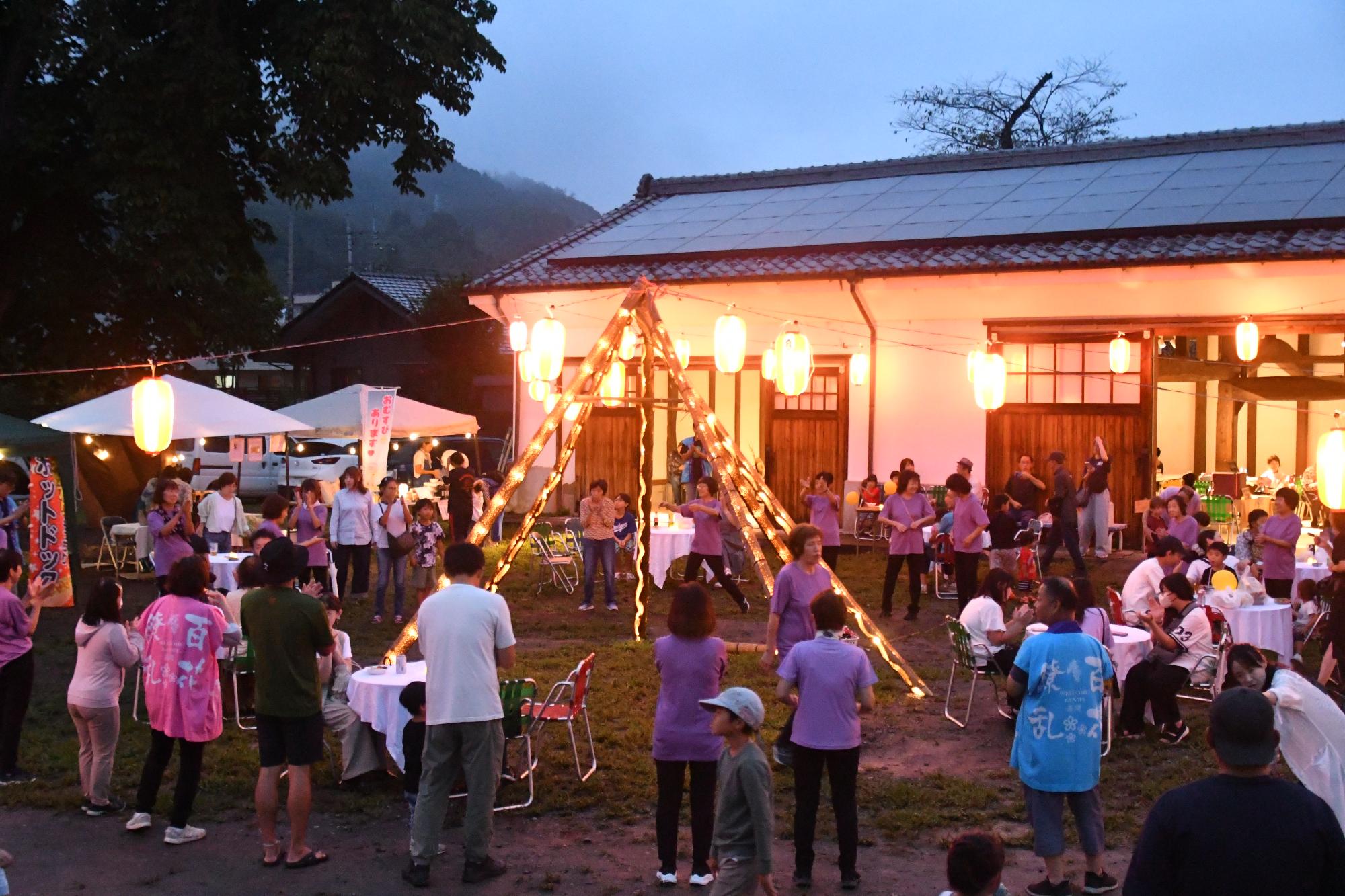 R07鬼石夜市の様子