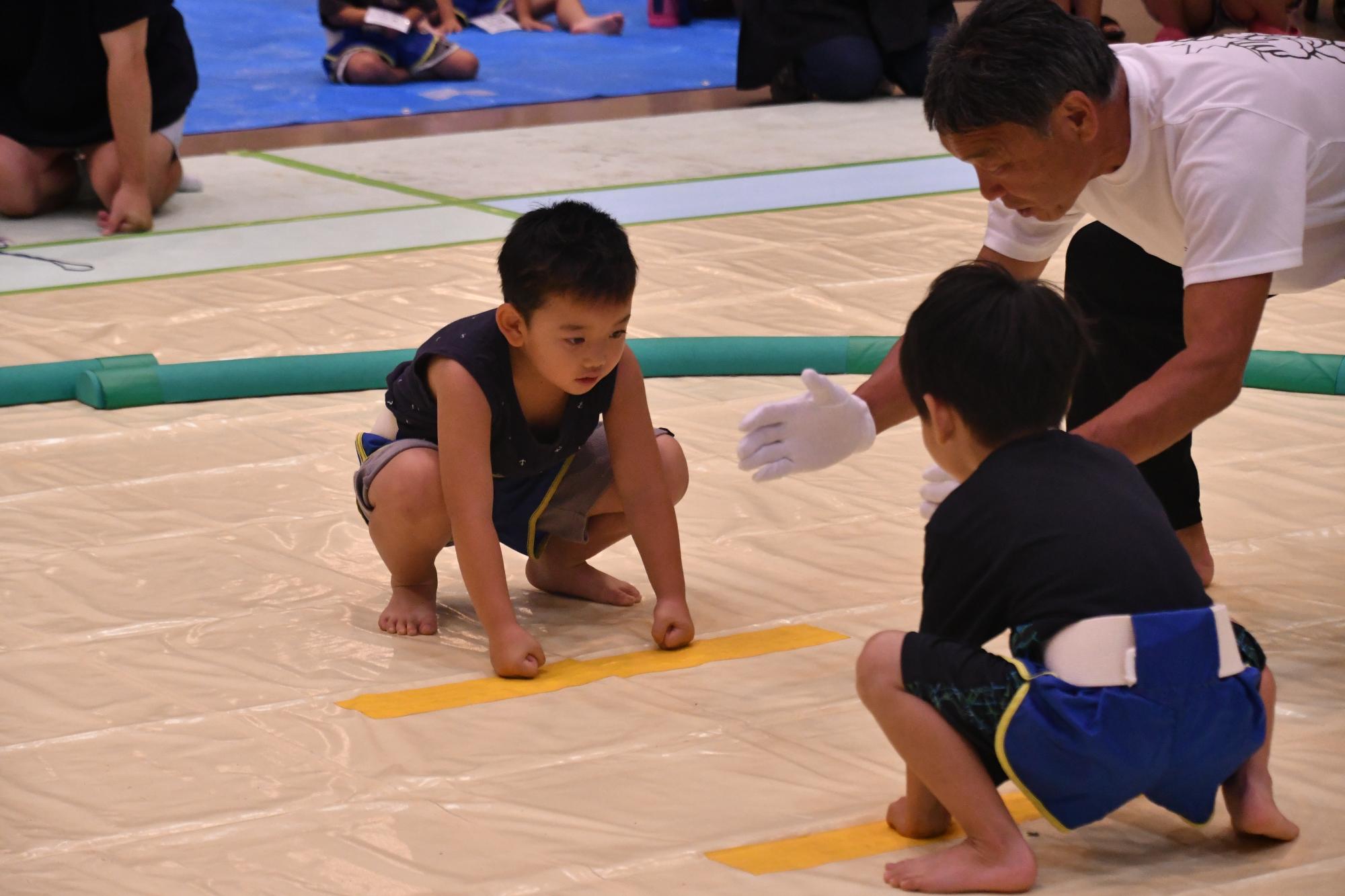 こども相撲大会の様子