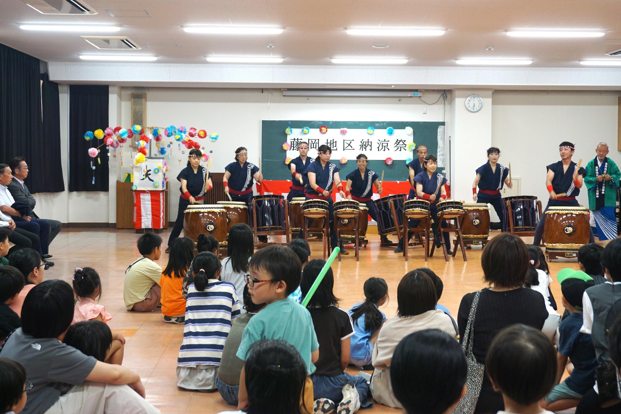 R08藤岡地区納涼祭オープニングの様子