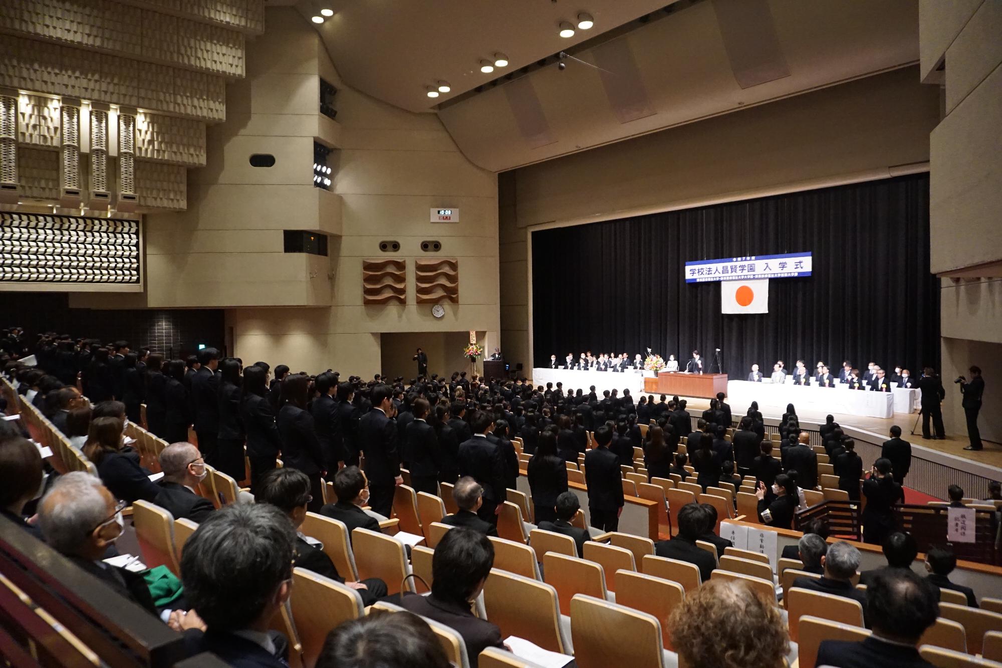 R07昌賢学園入学式の様子