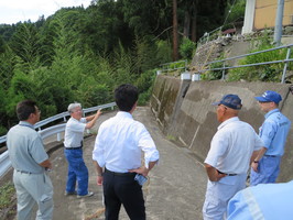 防災・減災と活力ある地域づくりを考える会　現地確認調査・会議での様子