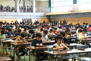 関孝和先生顕彰第69回全日本珠算競技大会での参加者