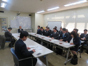 国道整備・建設促進期成同盟会埼玉県要望活動を行う関係者