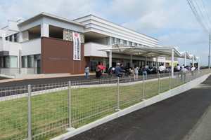 群馬県立藤岡特別支援学校高等部校舎完成記念式典の会場