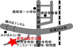 庚申山総合公園多目的広場地図