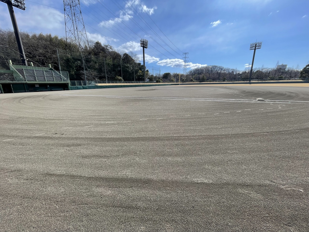 市民球場内野改修