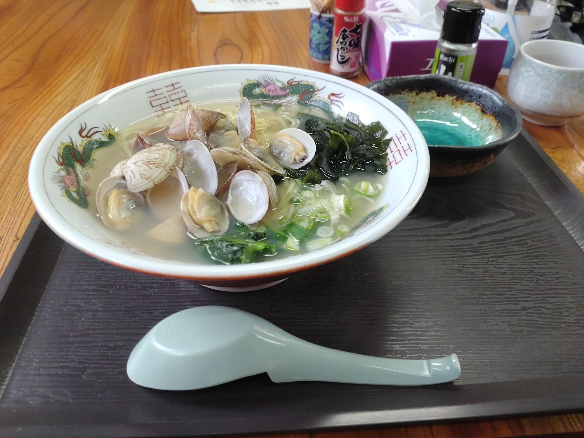 ゆうきやのはましおあさりラーメン