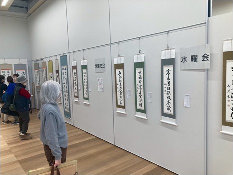 文化サークル展示会の様子