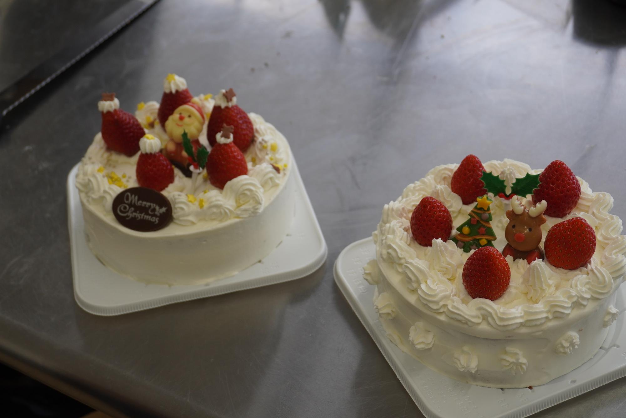 クリスマスケーキ作り教室