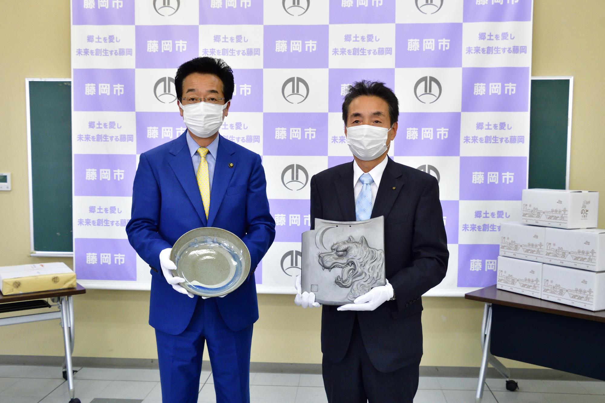 羽咋市35周年表敬訪問