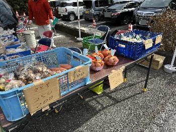 地元産の野菜等の販売