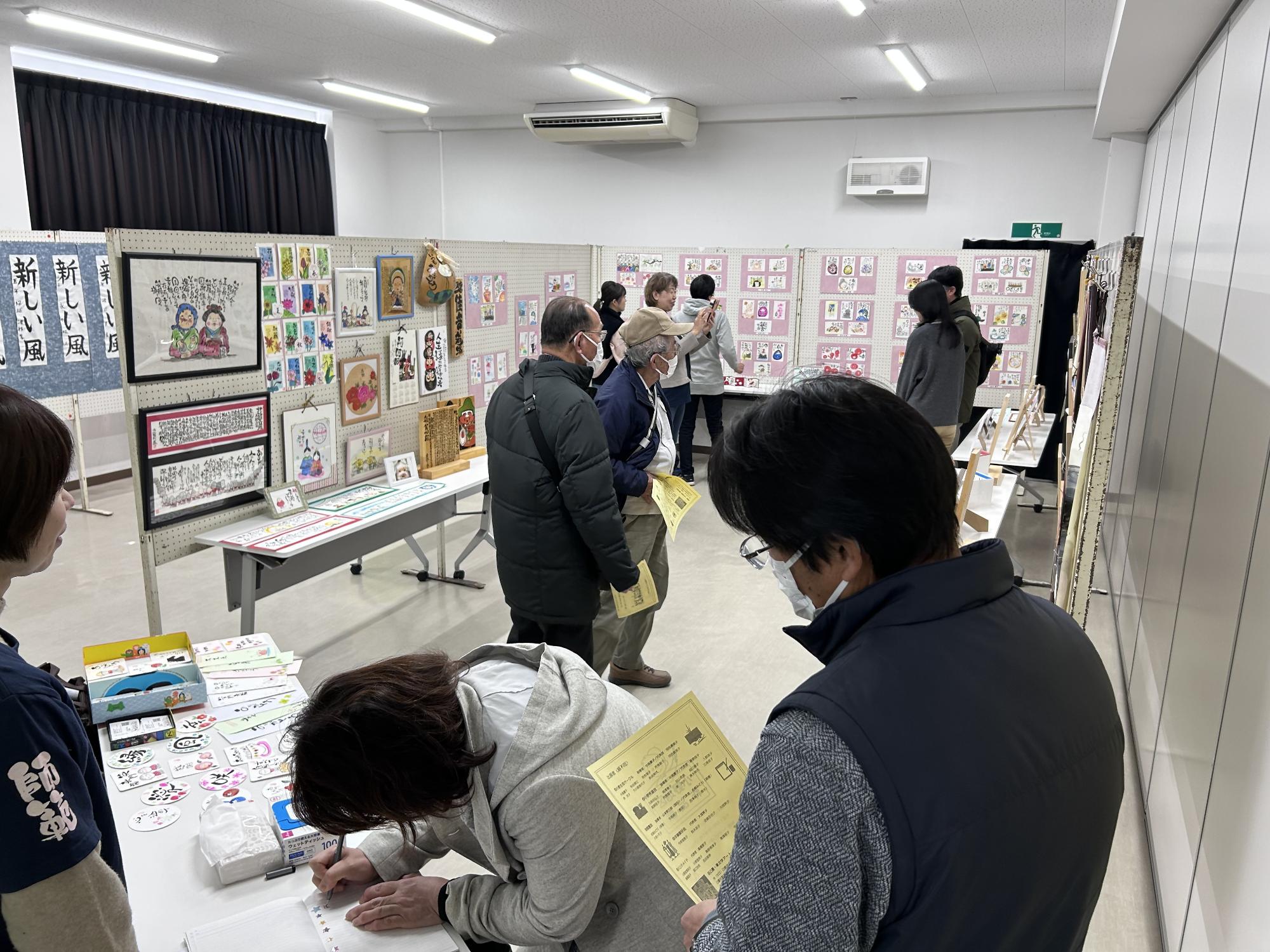 小野地区作品展の様子