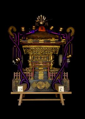 諏訪神社宮神輿の八坂様の写真