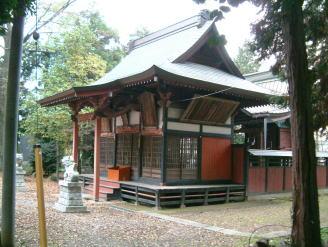 土師神社社殿の写真