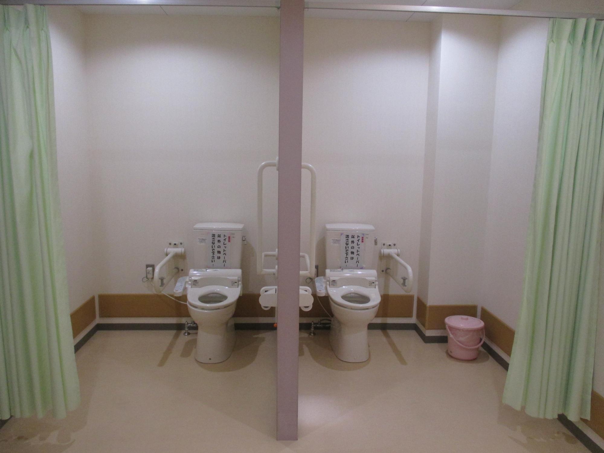 介護老人保健施設鬼石の車いす用トイレの画像